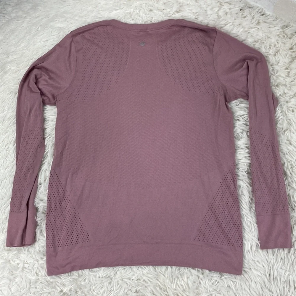 Lululemon Breeze By Long Sleeve*Fusion Pink Taupe / Pink Taupe - Picture 8 of 8